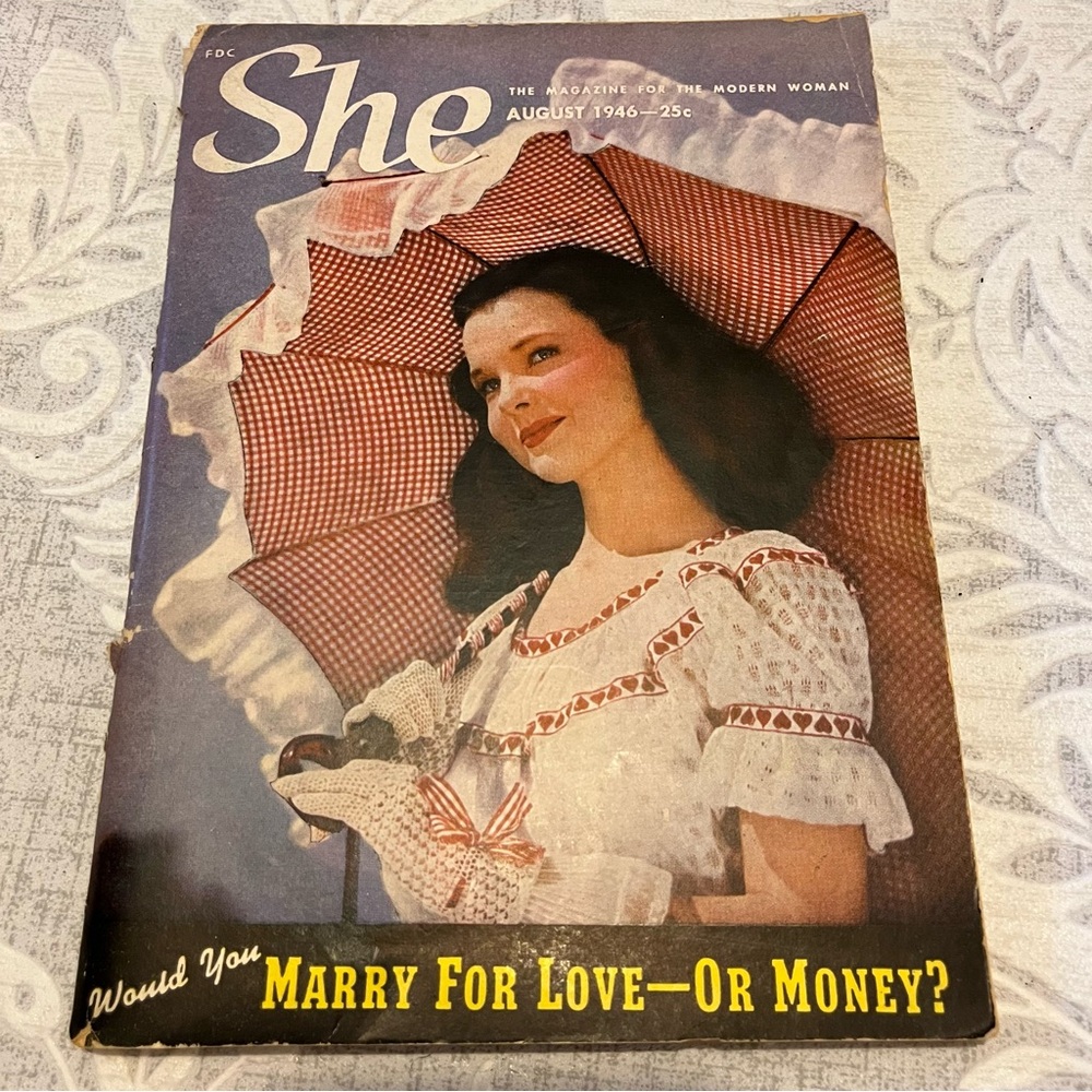 Vintage 1946 'She' Magazine - Ephemera